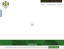 Tablet Screenshot of lazarus.pl